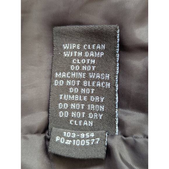 JOU JOU! STORMY GRAY VEGAN LEATHER BIKER/MOTO INSPIRED ZIPPER JACKET, COAT! SZ S - Picture 11 of 12